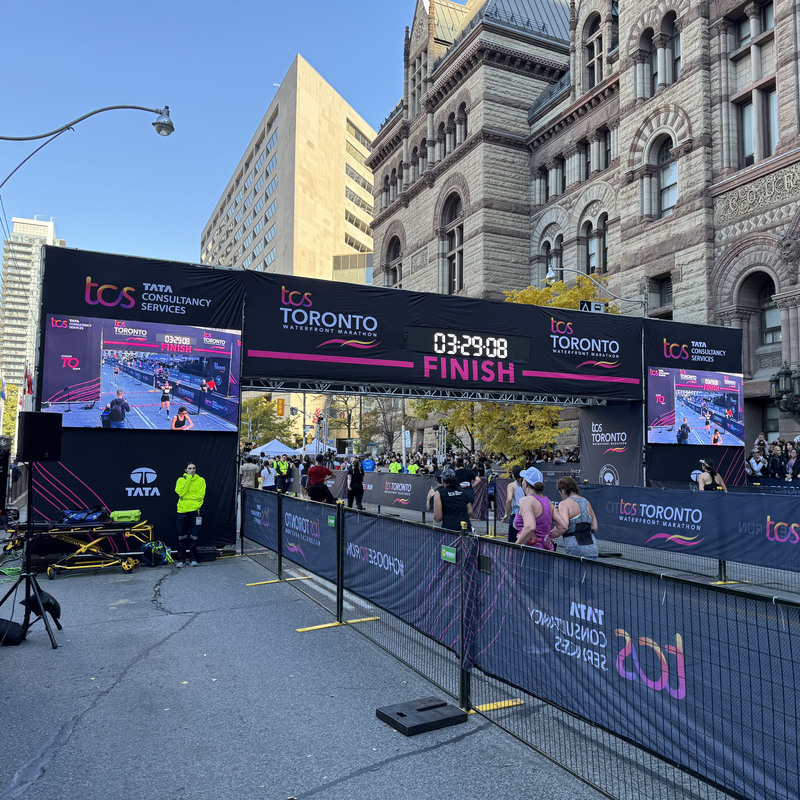 Waterfront Marathon 2024
Finish Line video displays and audio